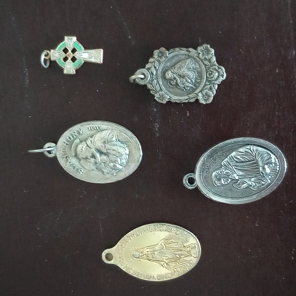 Religious pendants +Free Cross Necklace!
